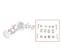 Per Mitsubishi Outlander CW1W/CW7W 2.2D/2.4P Freno a Mano Scarpa Kit Montaggio