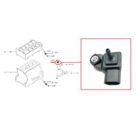 Per Mitsubishi Outlander GF6W 2.3 D, GG2W 2.0P Controllo Motore Boost Sensore 12