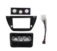 Per Mitsubishi Per Lancer IX 2005-2008 Autoradio Fasce Stereo Cruscotto Telaio 2 Din DVD GPS MP5 Copertura Lettore Android Fascia del pannello radio(Cavo Black Frame)