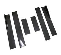 Per Mitsubishi Per Lancer Per Evolution Per Eclipse 2M / 2.2M Kit Di Estensione Minigonne Laterali Grembiuli Kit Carrozzeria Winglet Universali Gonna Laterale Estension(2M Carbon Fiber Look)
