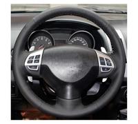 Per Mitsubishi Per Lancer X 10 2007-2015 Per Outlander 2006-2013 Per ASX 2010-2013 Per Colt Coprivolante In Similpelle Cucito A Mano Coprivolante(White Thread)