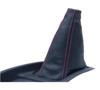 Per Mitsubishi Pinin Cambio IN Pelle Ghetta Bagagliaio Cuciture Rosse Su Made UK