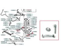 Per Mitsubishi Shogun V88/V98 MK4 Posteriore Inferiore Controllo Braccio Camber