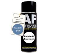 Per Mitsubishi T49 Iris Blue bomboletta spray metallizzata vernice di base bo...