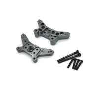 Per MJX 1/14 14209 14210 Supporti Posteriori Ammortizzatori In Metallo Migliorati Accessori Auto Telecomandate Accessoires Rc(Gray)