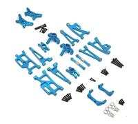 Per MJX 14209 14210 1/14 Set In Metallo Per Forcellone Sterzo Tazza Sospensione Staffa Pilastro Asta Sterzo Tazza Posteriore RC Parti Di Ricambio Per Auto RC Tazza Sterzo(Blue)