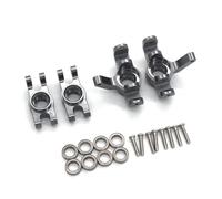 Per Mjx 14209 14210 M162 M163 16207 16208 16209 16210 H16v3 1/14 1/16 Coppa Sterzo In Metallo Ruota Posteriore Per Set Di Sedili Ricambi Auto RC Rc Car Fuso A Snodo(Gray)
