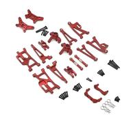 Per MJX 14210 14209 1/14 Supporto Per Torre Ammortizzatori In Lega Di Alluminio E Metallo Per Bracci Oscillanti Set Tazze Sterzo Parti E Accessori Camion RC Di Ricambio RC Tazza Sterzo(Red)