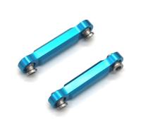 Per MJX 14301 14302 14303 1/14 Asta Di Sterzo In Metallo RC 4WD Auto Telecomandata Veicoli Cingolati Parti E Accessori Aggiornamenti Sostituzione Uso Rc Asta di Trazione(Blue)