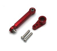 Per MJX 14303 14301 14302 1/14 4WD RC Parti Di Aggiornamento In Metallo Parti Di Tirante Del Braccio Dello Sterzo Dell'auto Telecomandata Accessorio Per Auto RC(Red)