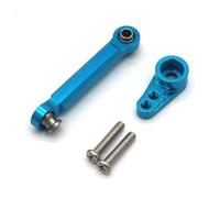 Per MJX 14303 14301 14302 1/14 4WD RC Parti Di Aggiornamento In Metallo Parti Di Tirante Del Braccio Dello Sterzo Dell'auto Telecomandata Accessorio Per Auto RC(Blue)