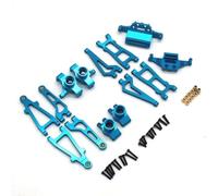 Per MJX 20208 Per JJRC C8811 1/20 Metallo 7 Pezzi Tazza Sterzo Set Braccio Oscillante Auto Telecomandata Veicoli Cingolati Parti E Sostituzioni Parti Aggiornamento RC(Blue)