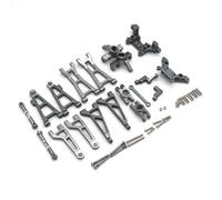 Per Mjx M163 16208 16209 16210 H16v3 16889A 1/16 RC Remote Control Car Parti Metalliche Set Fragile Parti Modificate Rc(Gray)