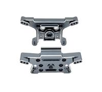 Per MJX Per Hyper Go 10208 V2 10270B 10280B 1/10 RC Car Upgrade Parts Accessories Metal Front And Rear Shock Tower Plate Parti Crawler Rc(Gray)