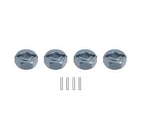 Per MJX Per Hyper Go 14209 14210 1/14 Parti Di Ricambio Per Adattatore Per Mozzo Ruota Esagonale In Alluminio CNC Parti Modificate Rc(Titanium)
