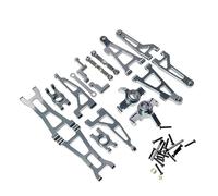 Per MJX Per Hyper Go 16207 16208 16209 16210 H16 1/16 Anteriore In Metallo Forcellone Sterzo Linkage Block Kit RC Auto Parti Riparazione Coppa dello sterzo RC