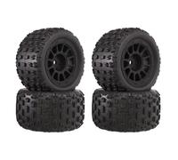 Per Mjx Per Hyper Go Per Scy Wltonys 1/16 1/18 Auto Telecomandata Pneumatici Universali 74 Mm Con Finitura Grandi Dimensioni Modello Adatto Parti Crawler Rc(Black)