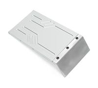 Per MK07 JK07 1/7 Protezione Telaio In Acciaio Inossidabile Protezione Piastra Paramotore RC Auto Parti Aggiornamento Accessori Modelli Auto Rc(Silver)