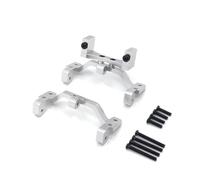 Per MN D90 D91 D96 D99S 1/12 Base In Metallo Con Tirante Asse Sedile Supporto Servo Superiore RC Auto Camion Ricambi Sostituzioni Riparazioni Parti Parti Rc(Silver)