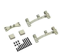 Per MN D90 D91 D96 Per MN99S 1/12 Base In Metallo Con Tirante Asse Sedile Supporto Servo Superiore Accessori Parti Ricambio Aggiornamento Auto RC Parti Rc(Gray)