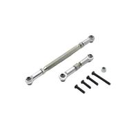 Per MN D90 D99 Per MN-90 FJ-45 1/12 Collegamento Dello Sterzo Regolabile In Metallo Servo Link Pull Rod RC Car Crawler Parts RC Ricambi Accessori(Silver)