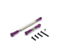 Per MN D90 D99 Per MN-90 FJ-45 1/12 Collegamento Dello Sterzo Regolabile In Metallo Servo Link Pull Rod RC Car Crawler Parts RC Ricambi Accessori(Purple)