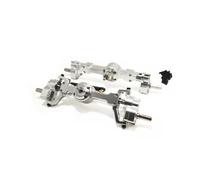 Per MN MN99S MN99 MND90 MN98 Accessori Di Modifica Rc Auto Anteriore E Posteriore In Lega Portale Assale Metallo Parti Di Aggiornamento Accessori Parte RC Modifiche(White)