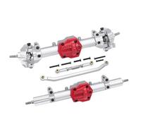 Per MN Per MN128 1/12 RC Car Upgrade Parte Differenziale Asse Anteriore Posteriore In Lega Di Alluminio Accessori Di Montaggio Assale RC(Silver)