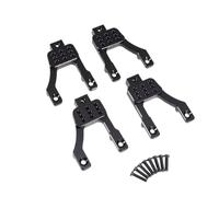 Per MN per MN128 MN86 G500 1/12 RC Remote Control Car Supporto per sospensione anteriore e posteriore in metallo Parti aggiornamento e accessori RC Cingolato Telaio(Black)