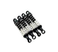 Per MN Per MN168 Per MN78 1/12 4 Pezzi Di Aggiornamento Metallo Anteriore E Posteriore Esterno Ammortizzatore Molla Ricambi Auto Telecomandate Parti Ammortizzatore RC(Black)