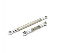 Per MN Per MN168 Per MN82 LC79 Per MN78 1/12 2 Pezzi Asta Dello Sterzo Dell'asse Anteriore In Metallo Ricambi E Accessori Per Auto Telecomandate Sostituzione Uso Rc Asta di Trazione(Silver)