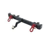 Per MN Per MN82 LC79 1/12 Metallo Aggiornato Paraurti Posteriore Gancio Per Rimorchio RC Modello Auto Sostituzioni Riparazioni Modifiche Accessori Parti Di Auto Rc(Black)