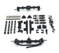 Per MN Per MN82 LC79 1/12 RC Crawler Auto In Metallo Anteriore Asse Posteriore Pedali Pull Rod Telaio Sospensione Base Timone Parti Aggiornamento Accessori Modellismo RC
