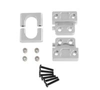 Per MN Per MN82 LC79 Per MN78 1/12 Assale Posteriore Metallo Fissaggio Piastra Molla Telecomando Sedile Accessori Auto Ricambio Parti Aggiornamento RC(Silver)