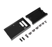 Per MN Per MN98 Per MN99s Modello 1/12 Auto Telecomandata Parti Aggiornamento Metallo Il Fissaggio Della Scheda Del Circuito Sedile Sponda Posteriore Accessoires Rc(Black)