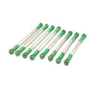 Per MN128 MN86 MN86S G500 1/12 Tiranteria Sterzo In Metallo Asta RC Auto Veicoli Cingolati Ricambi E Accessori Aggiornamento Sostituzione E Utilizzo Rc Asta di Trazione(Green)