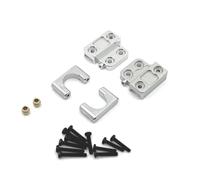 Per MN82 LC79 1/12 Ammortizzatore Posteriore In Metallo Per Molle A Balestra Fisse Per Staffa Di Montaggio Del Sedile Parti Di Aggiornamento Per Auto RC Accessori Accessorio Per Auto RC(Silver)