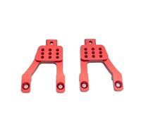 Per MN86 MN86S MN86K MN86KS MNG500 1/12 RC Crawler Car Upgrade 4PCS Metallo Anteriore Posteriore Ammortizzatore Torri Supporto Modello Accessorio RC Ricambi(Red)