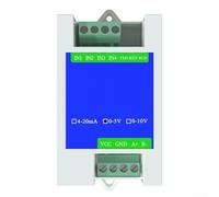 Per Modbus RTU Protocollo Compatibile RS485 ad Analogico Modulo Convertitore con 2/4 Canali Sostenere Tensione Corrente di Uscita (4 canali 0-5V)