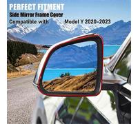 Per Model Y 20192023 Cornice del movimento centrale inferiore della copertura dello specchietto retrovisore laterale 8202101 8202201 (destra+sinistra)