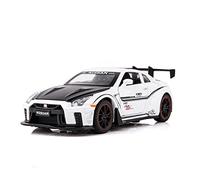 Per: Modellino Di Auto In Lega Pressofusa 1:24 Nissan GTR R35 Veicolo In Metallo Per Bambini(C)