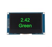 Per modulo display OLED da 2,42 pollici utilizzando driver SSD1309, risoluzione 128x64, interfaccia I2C compatibile per nodi Edge Computing (7 pin di verde)