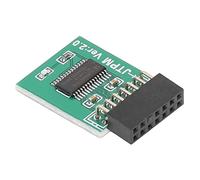 per Modulo MSI TPM 2.0 con Crittografia Avanzata Scheda Modulo TPM Interfaccia LPC a 14 Pin per Win11 Verde