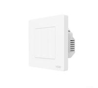 per moes Star Ring Series Smart Light Switch per Tuya per zigbee, pulsante touch montato a parete con telecomando RF, costruzione PC, finitura bianca (3 bande bianco)