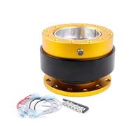 Per MOMO Per OMP Per Volanti SPARCO 2.0 Kit Adattatore Mozzo A Sgancio Rapido Snap Off Boss Adatto Mozzi Per Volante Auto(Oro)