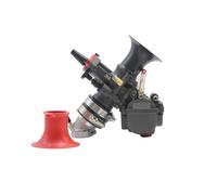 per Monkey ATV Quad ByAlcon Motor Racing YD-MJN28 YD-MJN30 Set carburatore Moto Yoshimu Dual Stack Carburetor Power Up Ki Carb Carburetor 30mm Nero (30mm Nero)