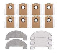 Per MONSGA MS1 MAX, il pacchetto di accessori include 5 panni per mocio e 8 sacchetti per la polvere per un funzionamento efficiente