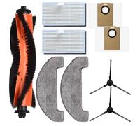 Per MONSGA MS1 MAX Robot Aspirapolvere Accessori di Supporto Compreso Spazzola Principale Spazzola Laterale Filtro Mop Panno e Borsa (A)
