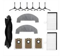 Per MONSGA MS1 MAX Spazzola principale Sacchetto per la polvere laterale Set di panni per mocio Accessori per aspirapolvere robot