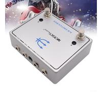 Per Mosky Audio A/B Switcher Pedal - Dual Signal Routing Box con uscita Thru/Tuner per una gestione versatile della catena di amplificatori ed effetti